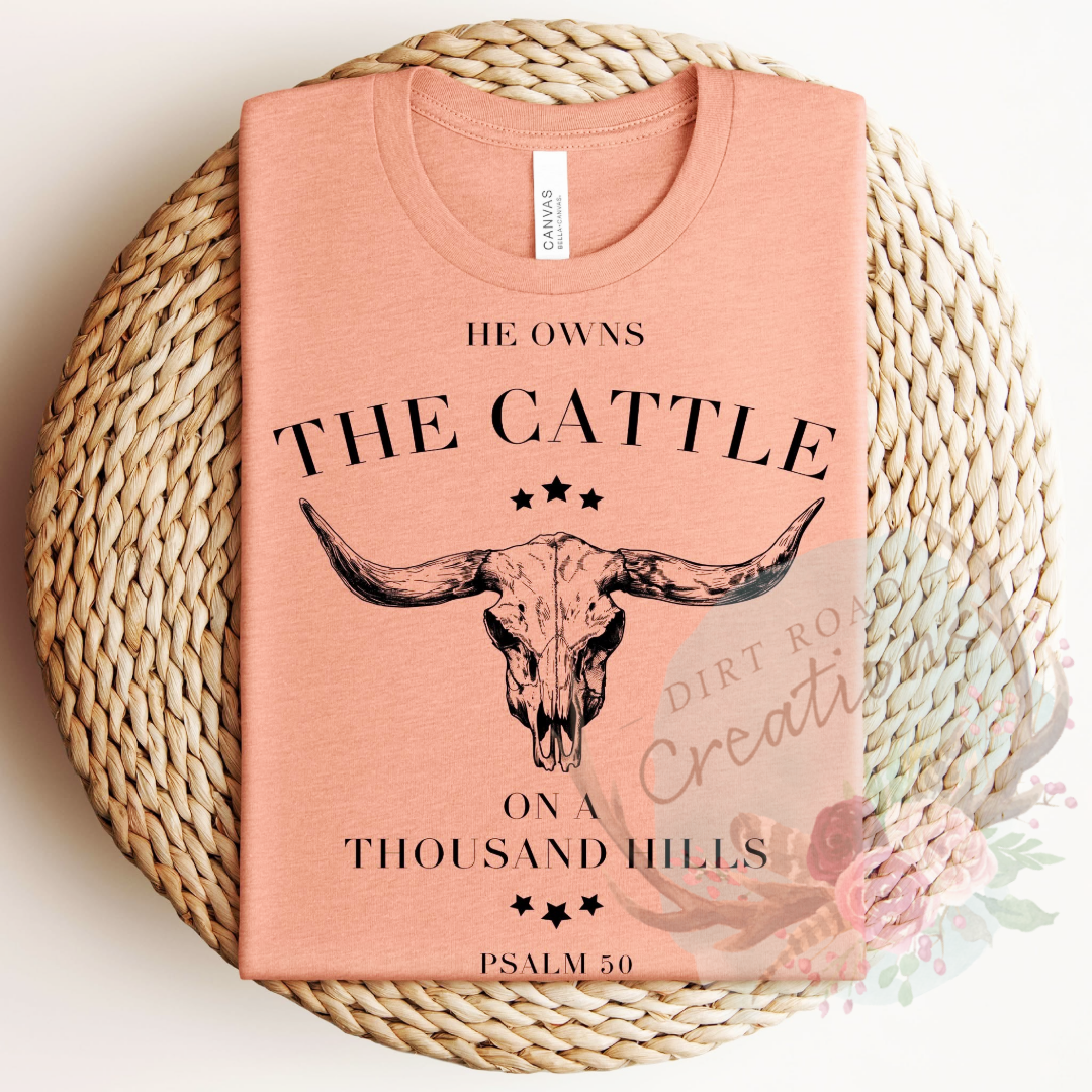 The cattle screen print tee