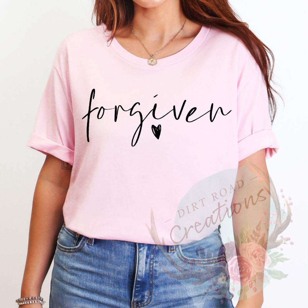 Forgiven screen print tee