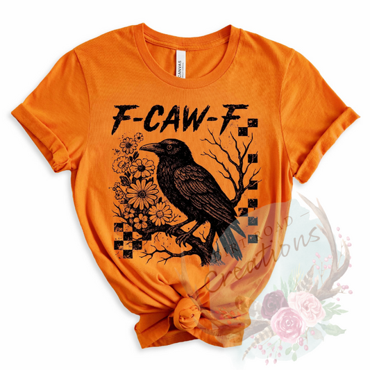 F-caw-F screen print tee