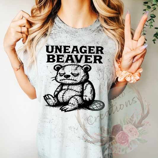 Uneager beaver screen print Sweatshirt