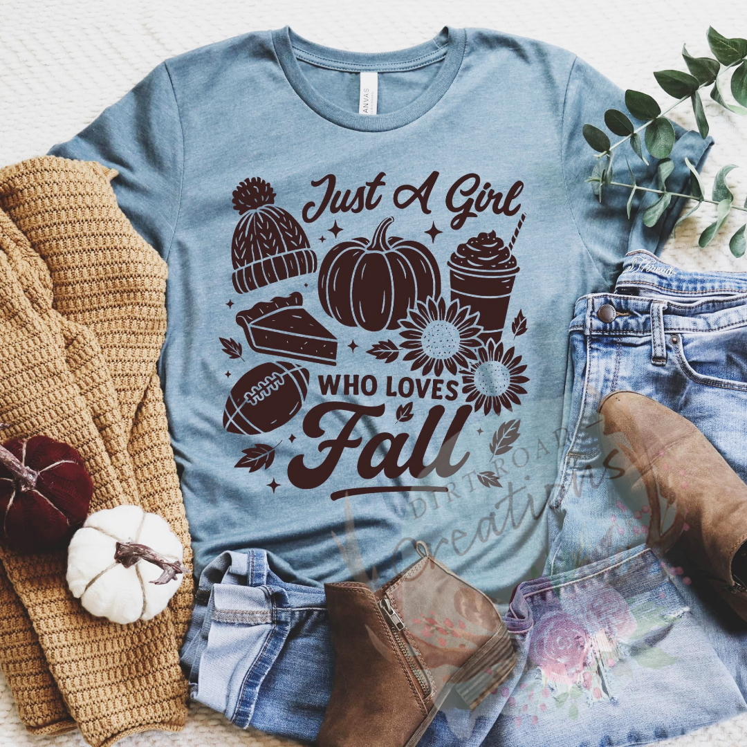 Loves fall screen print Sweatshirt