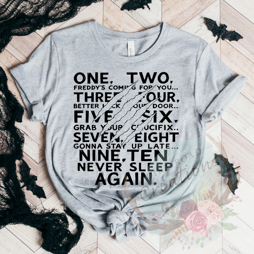 Never sleep again screen print Sweatshirt
