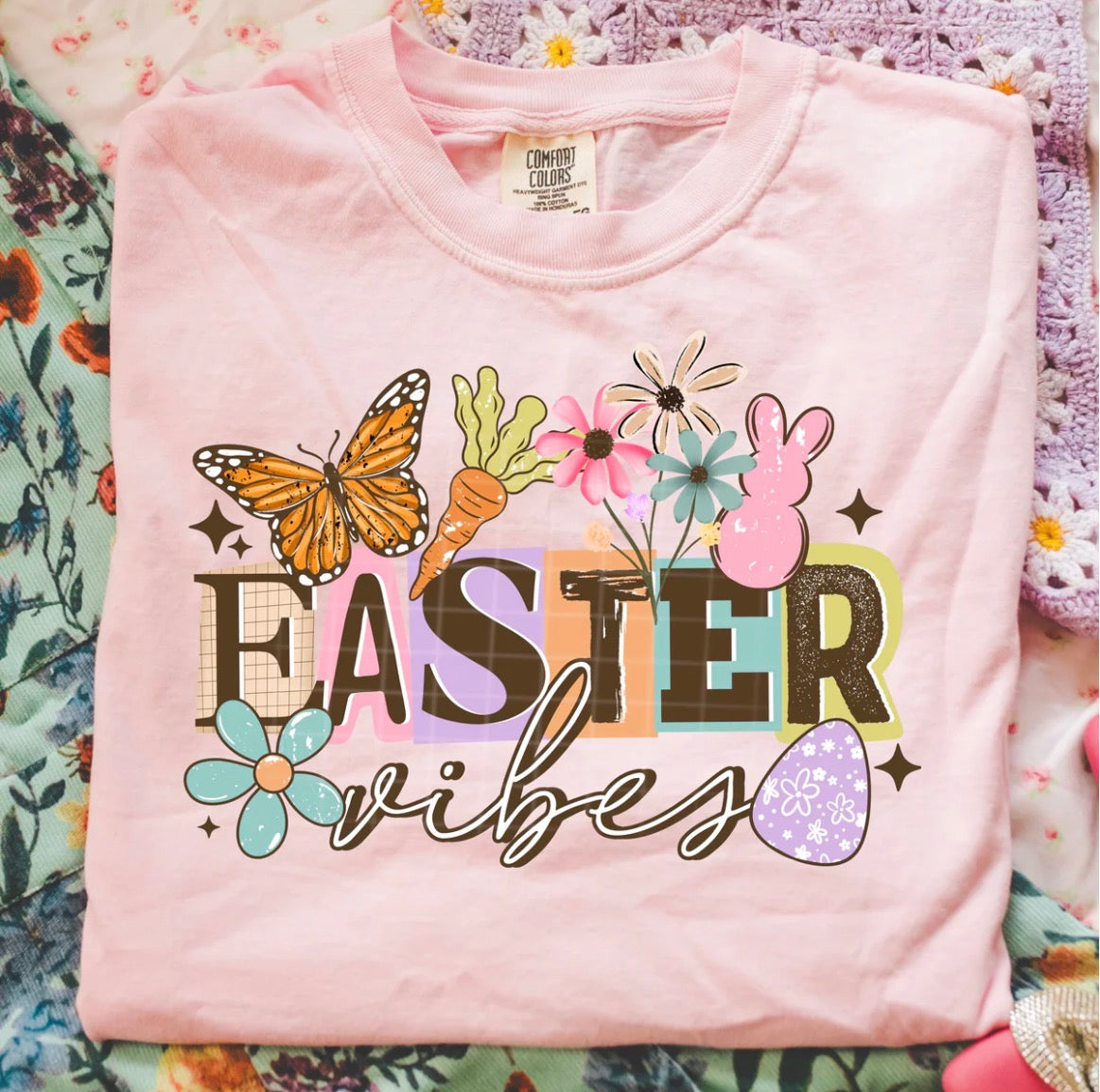 Easter vibes graphic tee