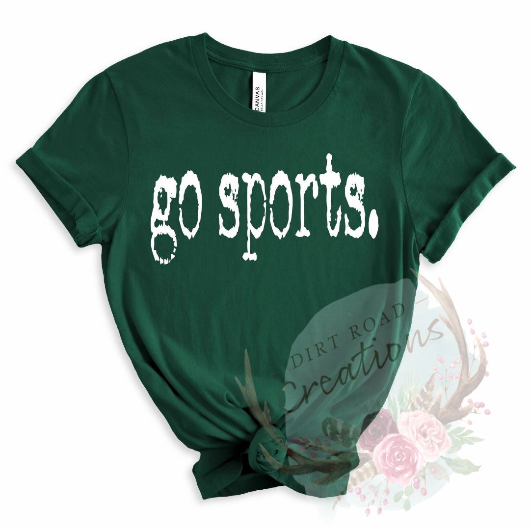 Go sports screen print TEE