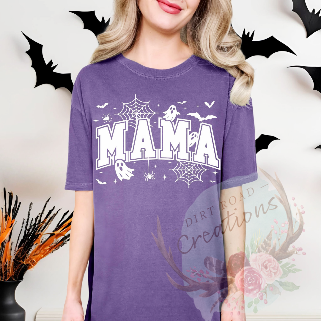 Spooky mama screen print TEE