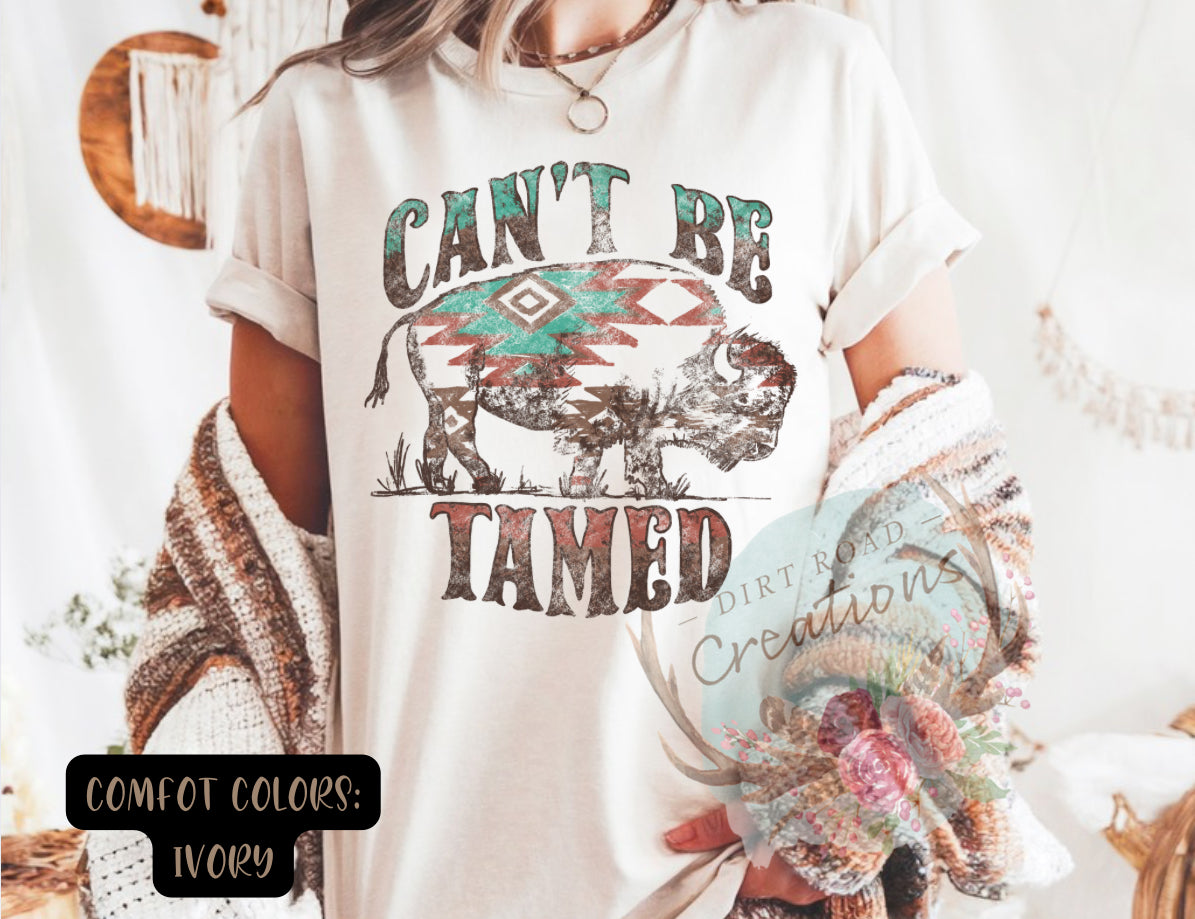 Can’t be tamed graphic tee