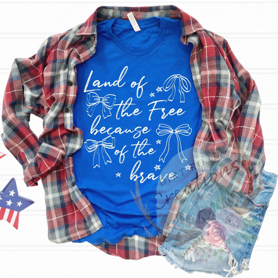Land of the free tee