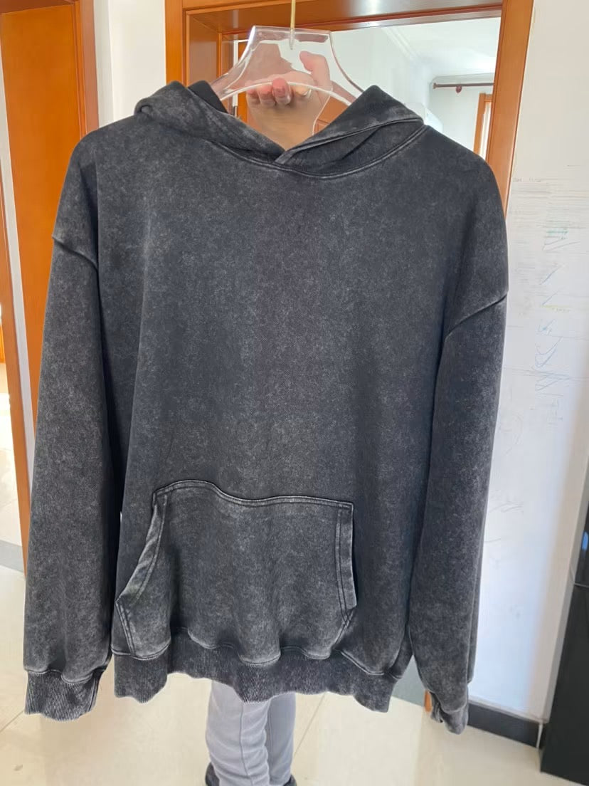 Preorder: mineral washed lightweight hoodie