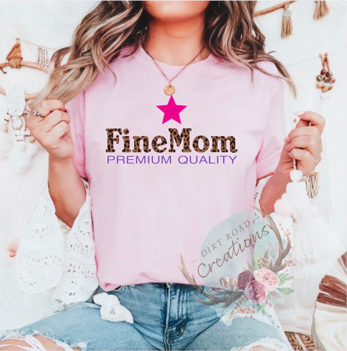Fine mom graphic tee
