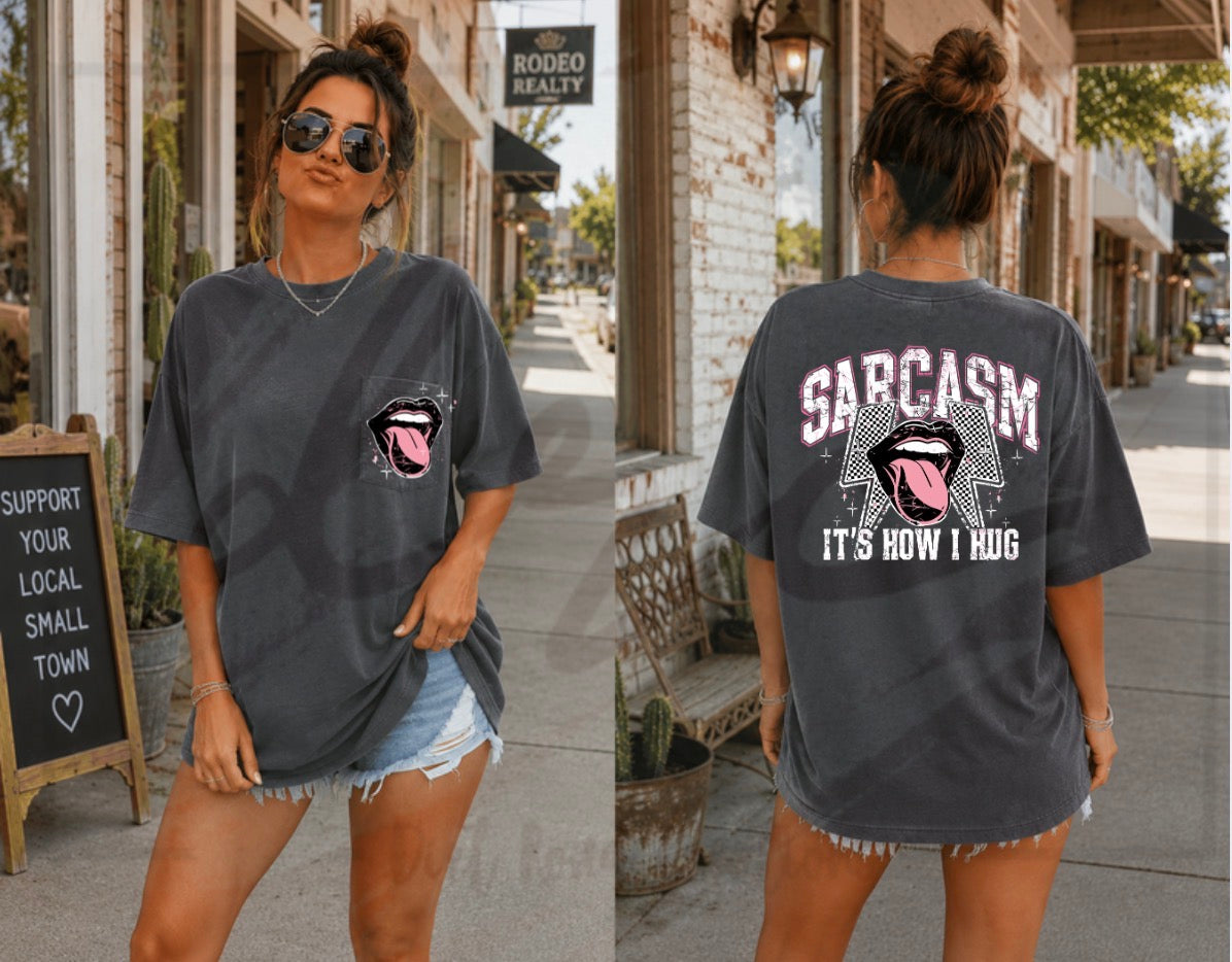 Sarcasm (pocket) graphic tee