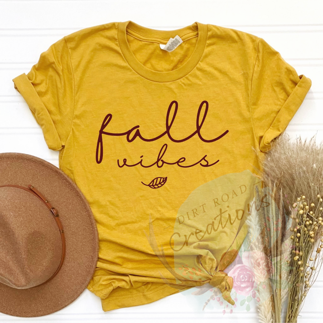 Fall vibes screen print Sweatshirt