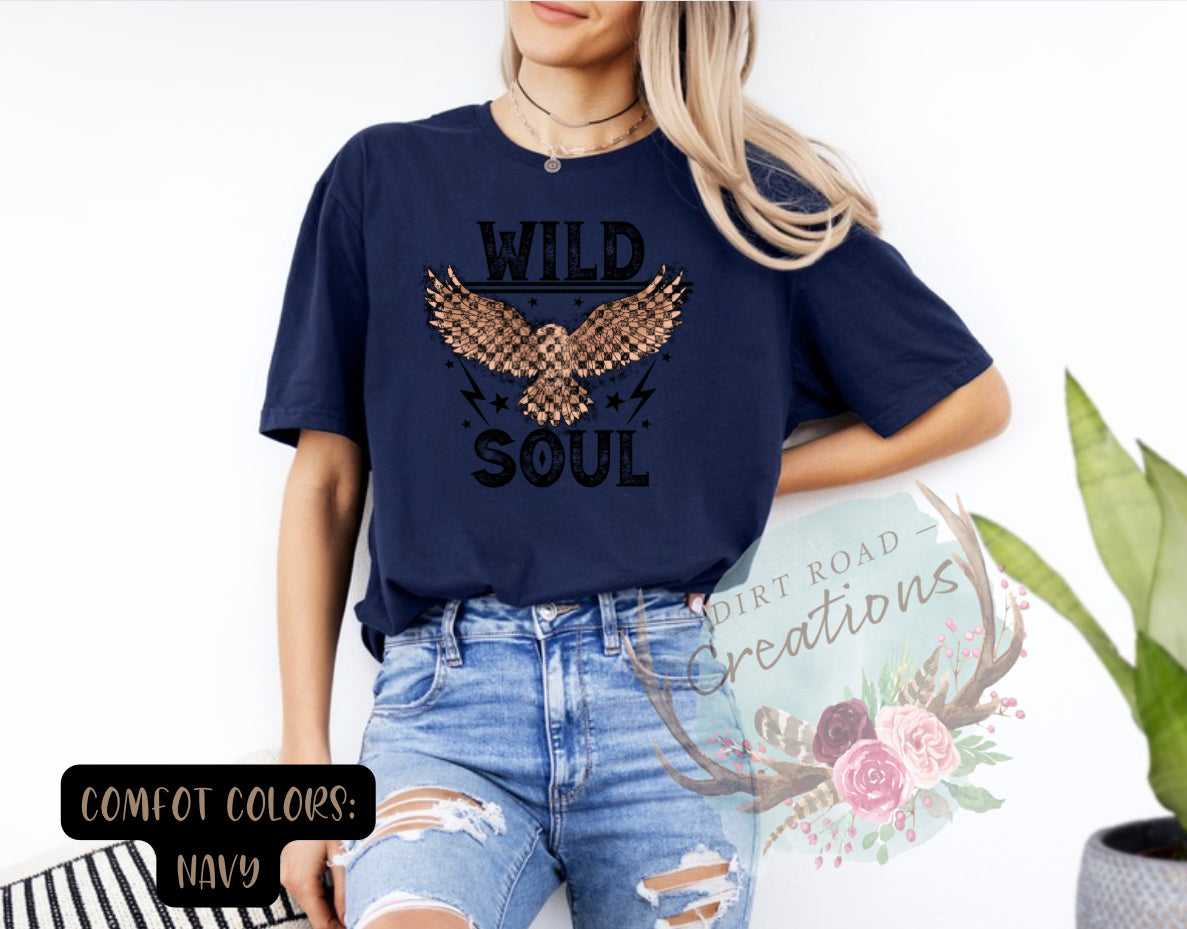 Wild Soul leopard graphic tee