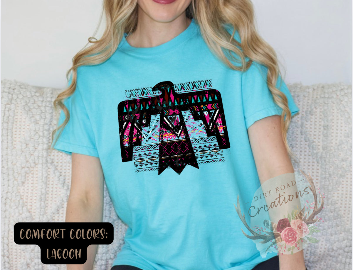Colored Freebird graphic tee