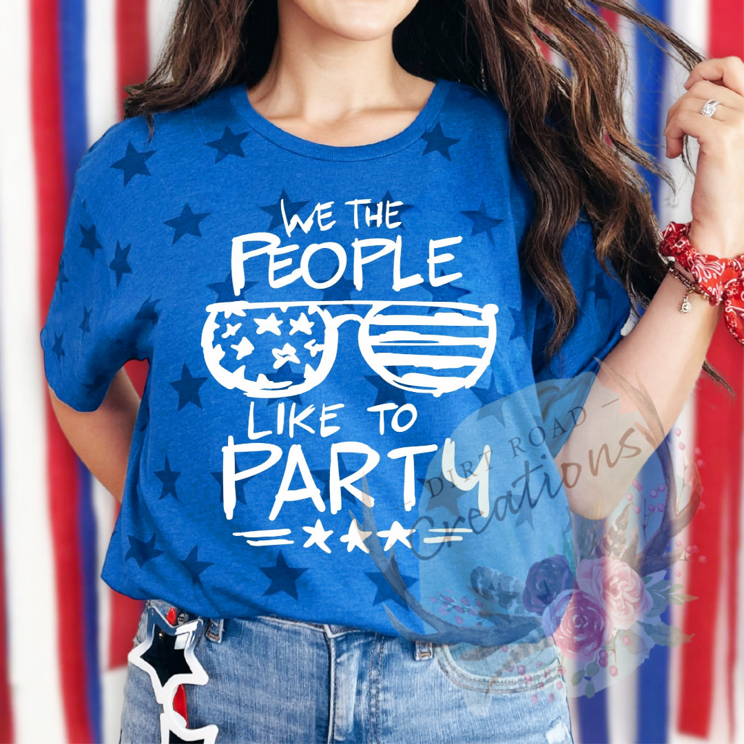 We the people like the party tee