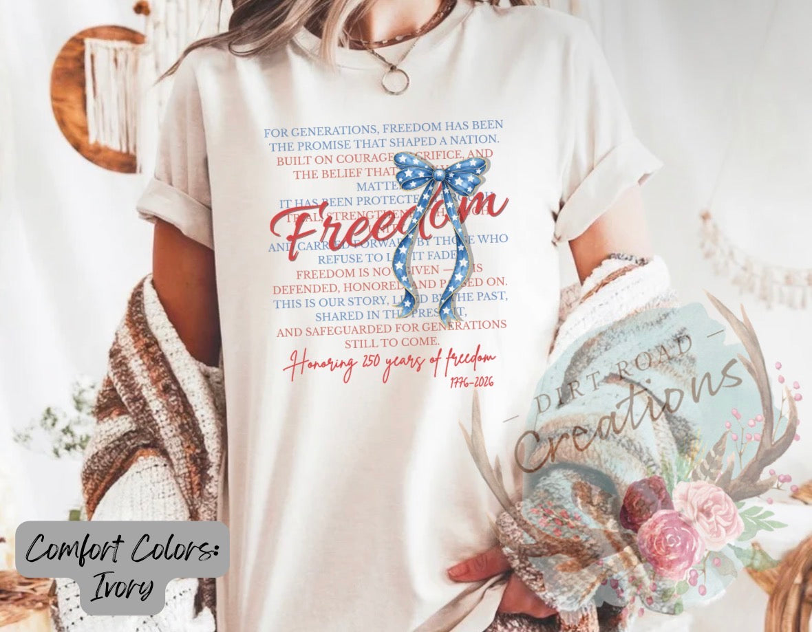 Freedom graphic tee