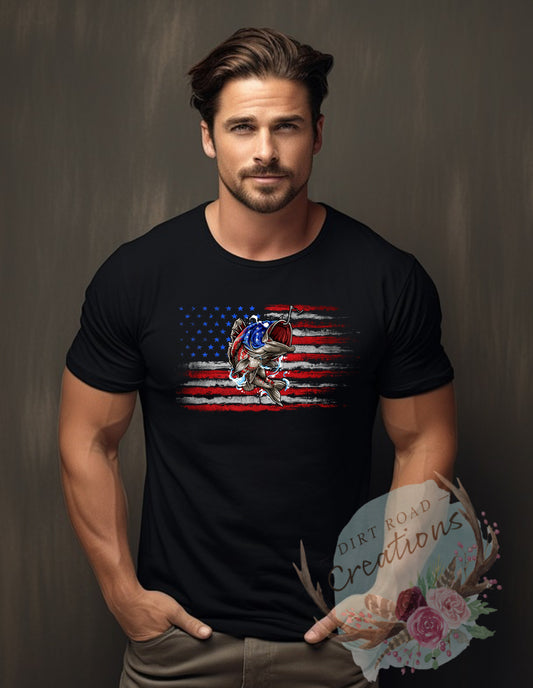 Fishing flag - Mens Tee