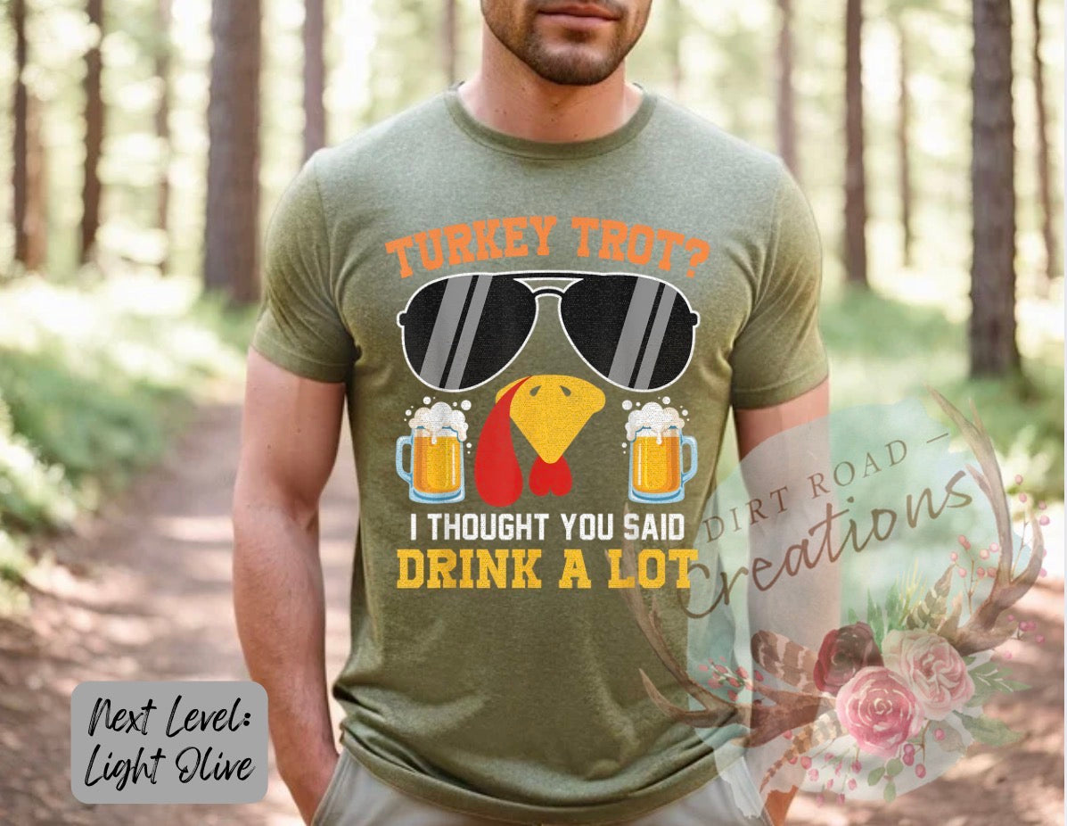 Turkey trot graphic tee