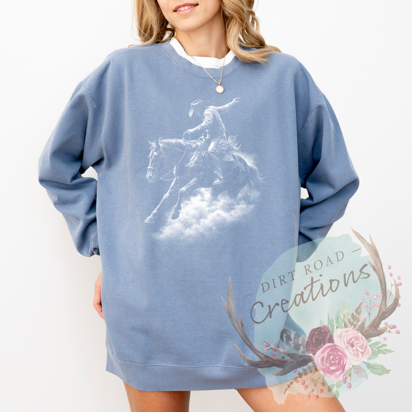 Half ton Bronc rider sweatshirt