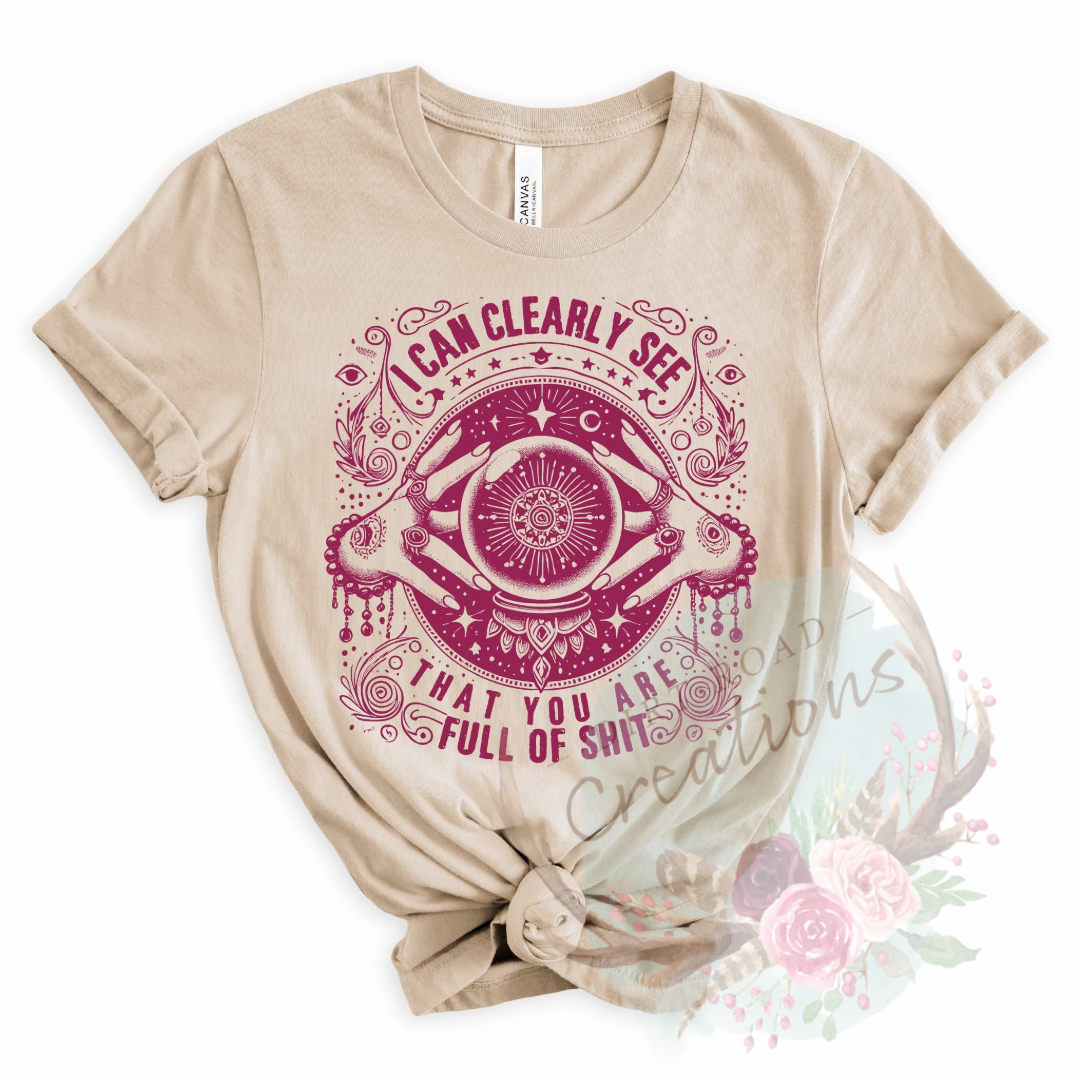 I can clearly see screen print TEE