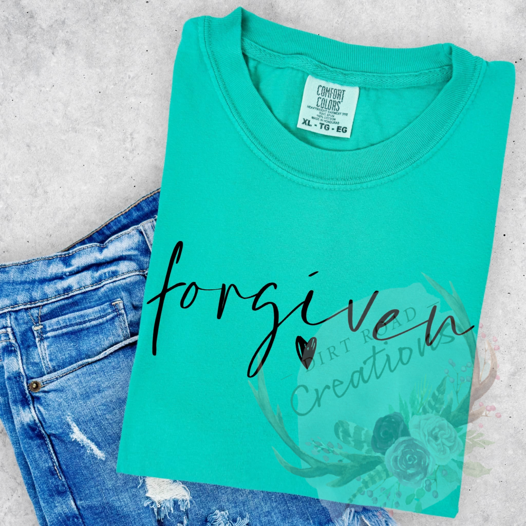 Forgiven screen print tee