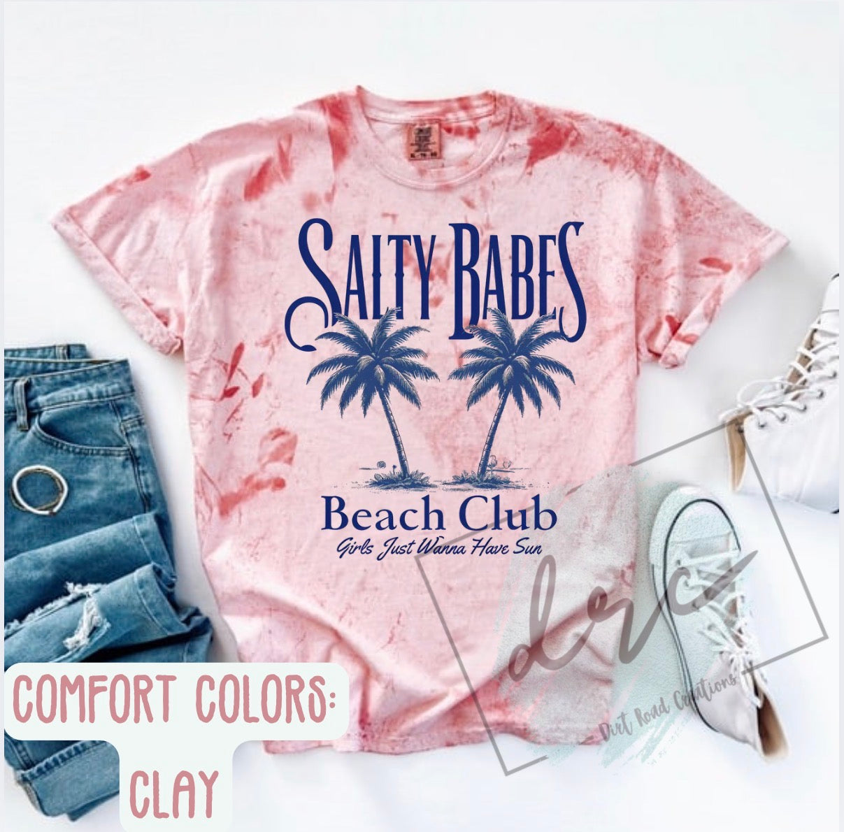 Salty babe graphic tee