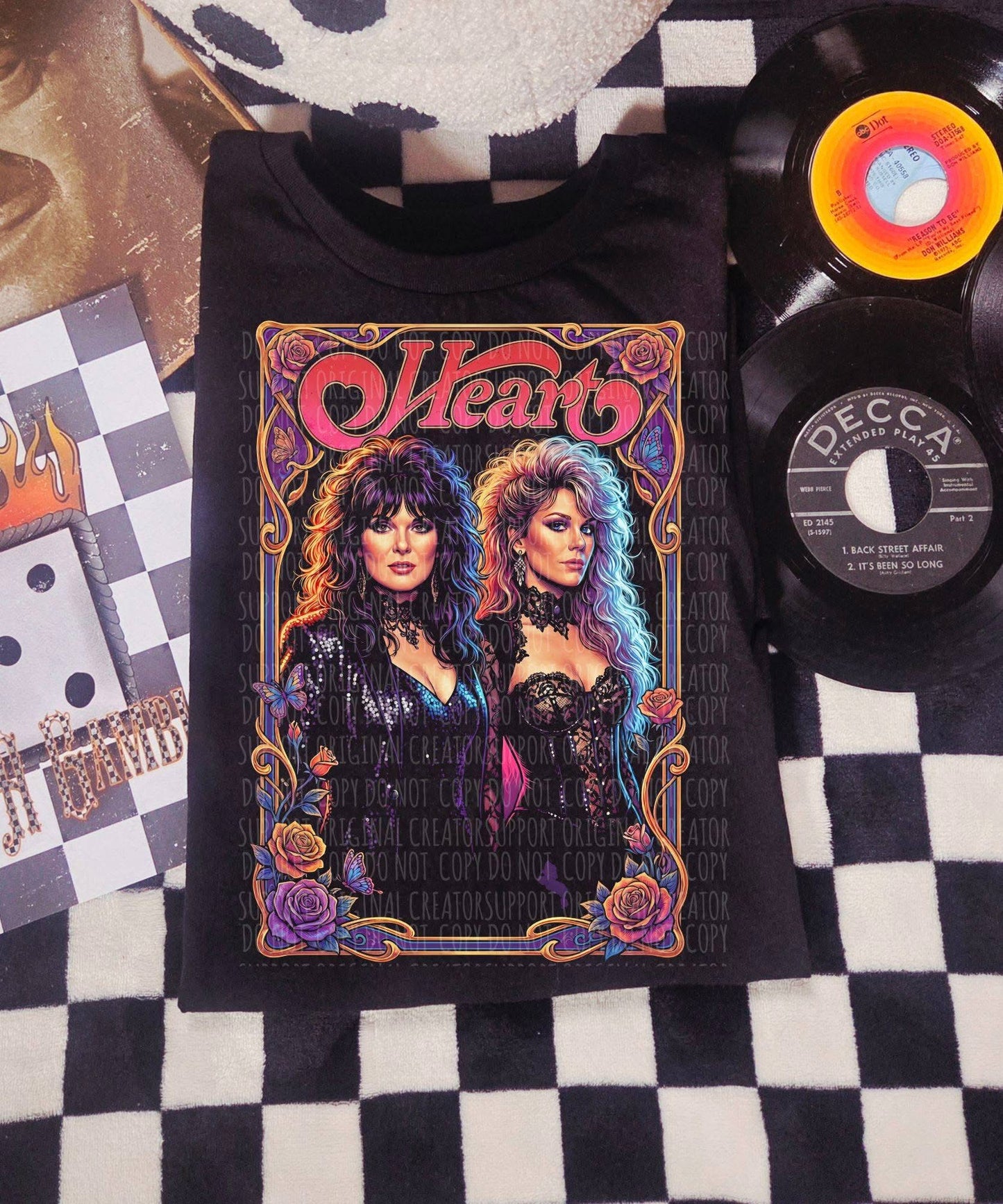 Retro Heart graphic tee