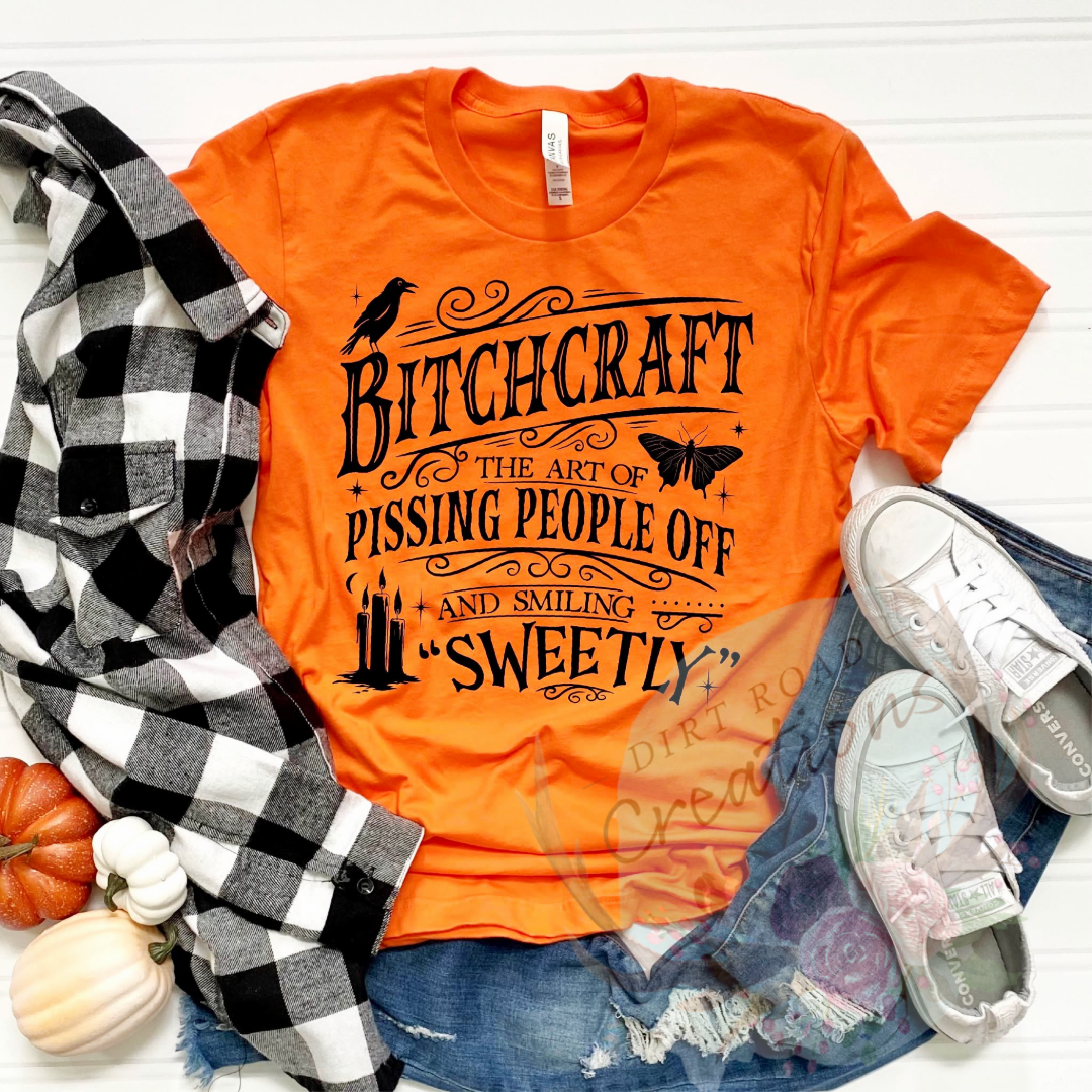 Bitchcraft screen print Sweatshirt
