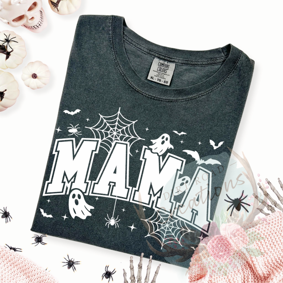 Spooky mama screen print TEE