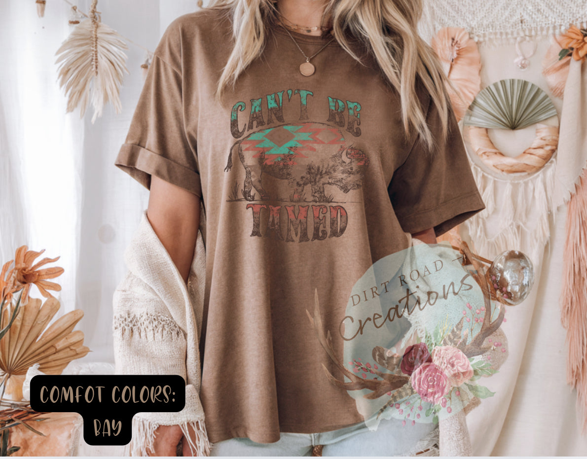 Can’t be tamed graphic tee