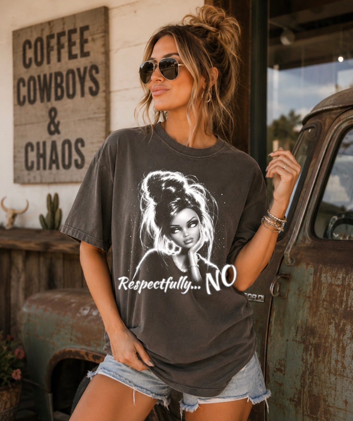 Respectfully NO graphic tee (dark color tee only)