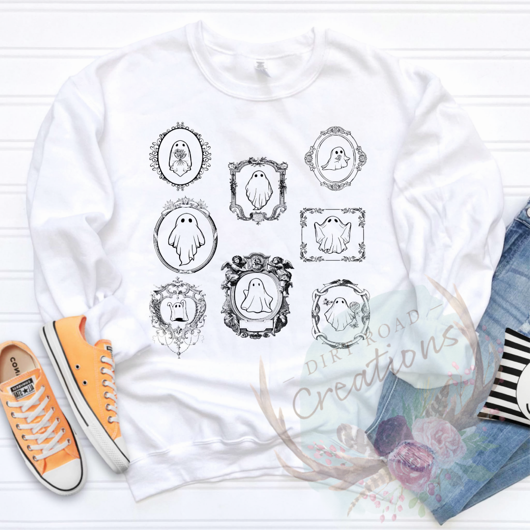 Ghost frames screen print TEE
