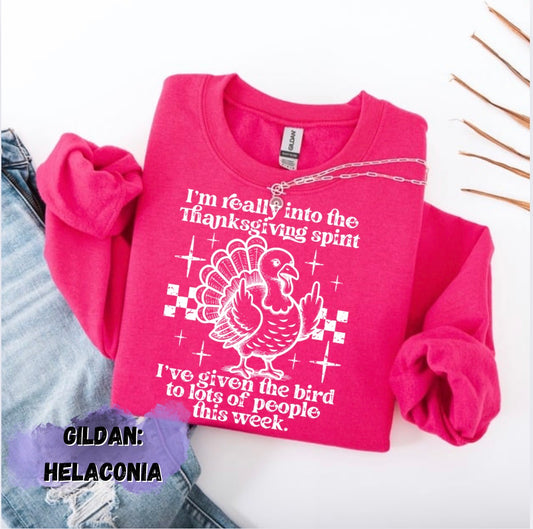 Thanksgiving spirit sweatshirt