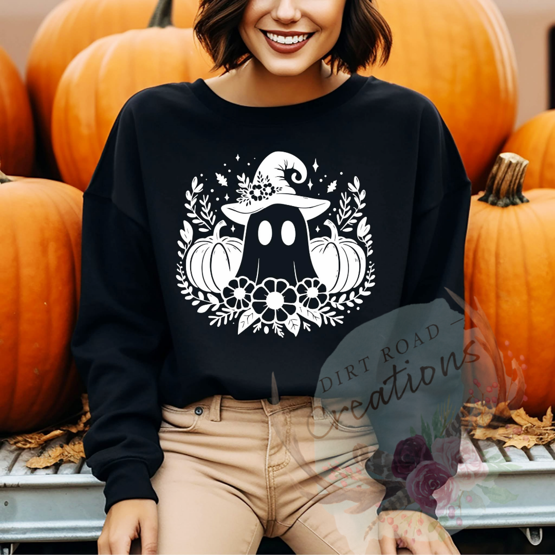 Whitchy ghost screen print Sweatshirt