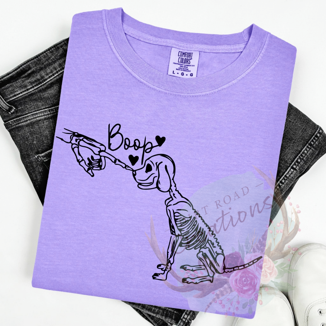 Dog boop screen print TEE
