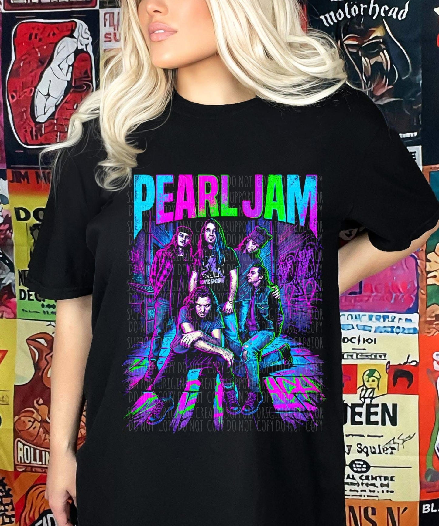 Retro Pearl Jam graphic tee