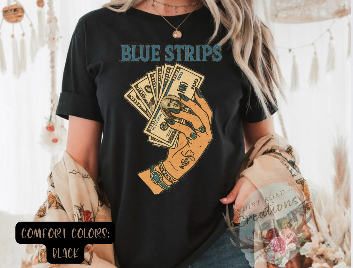 Blue Strips Tee