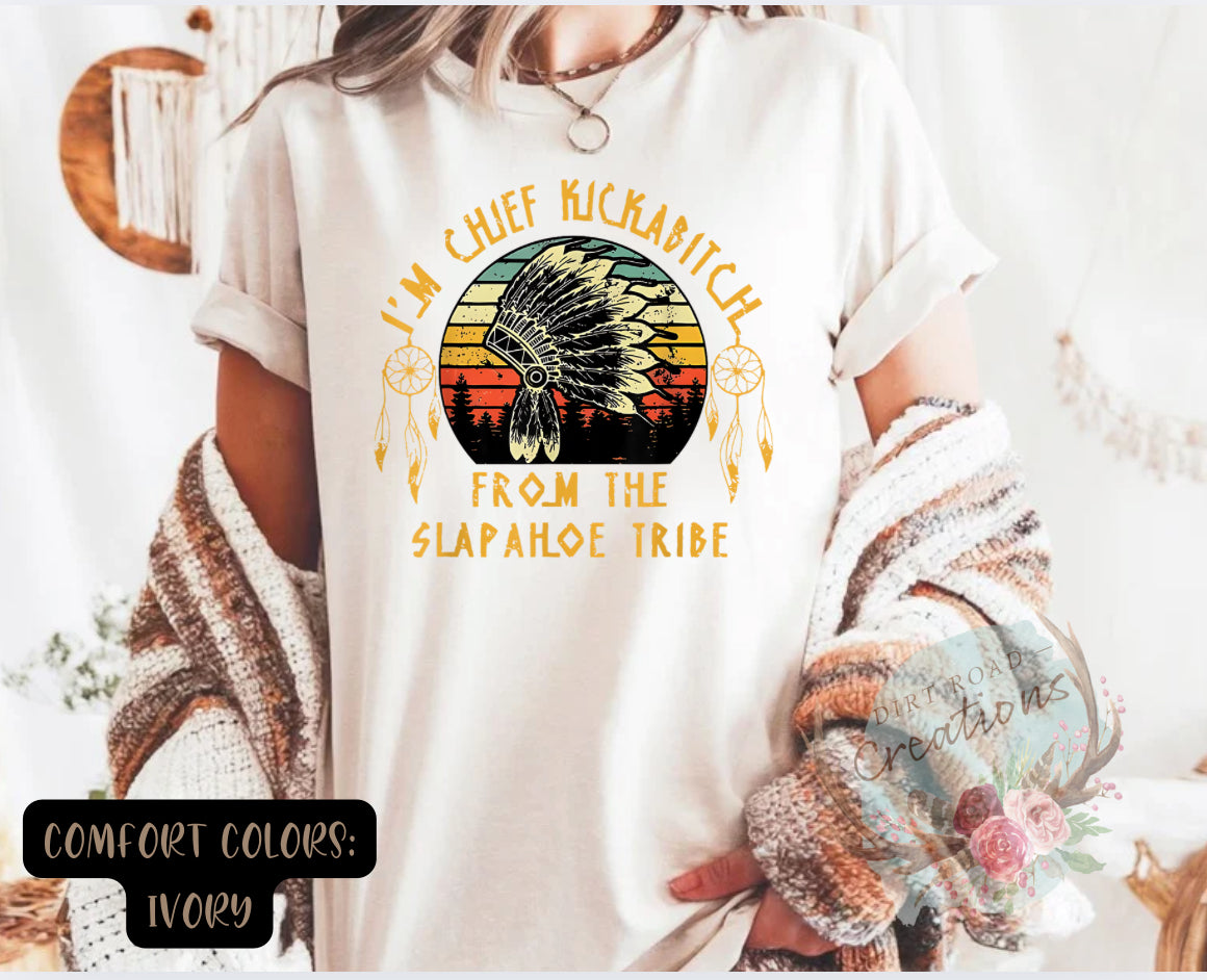 Chief kickabitch graphic tee
