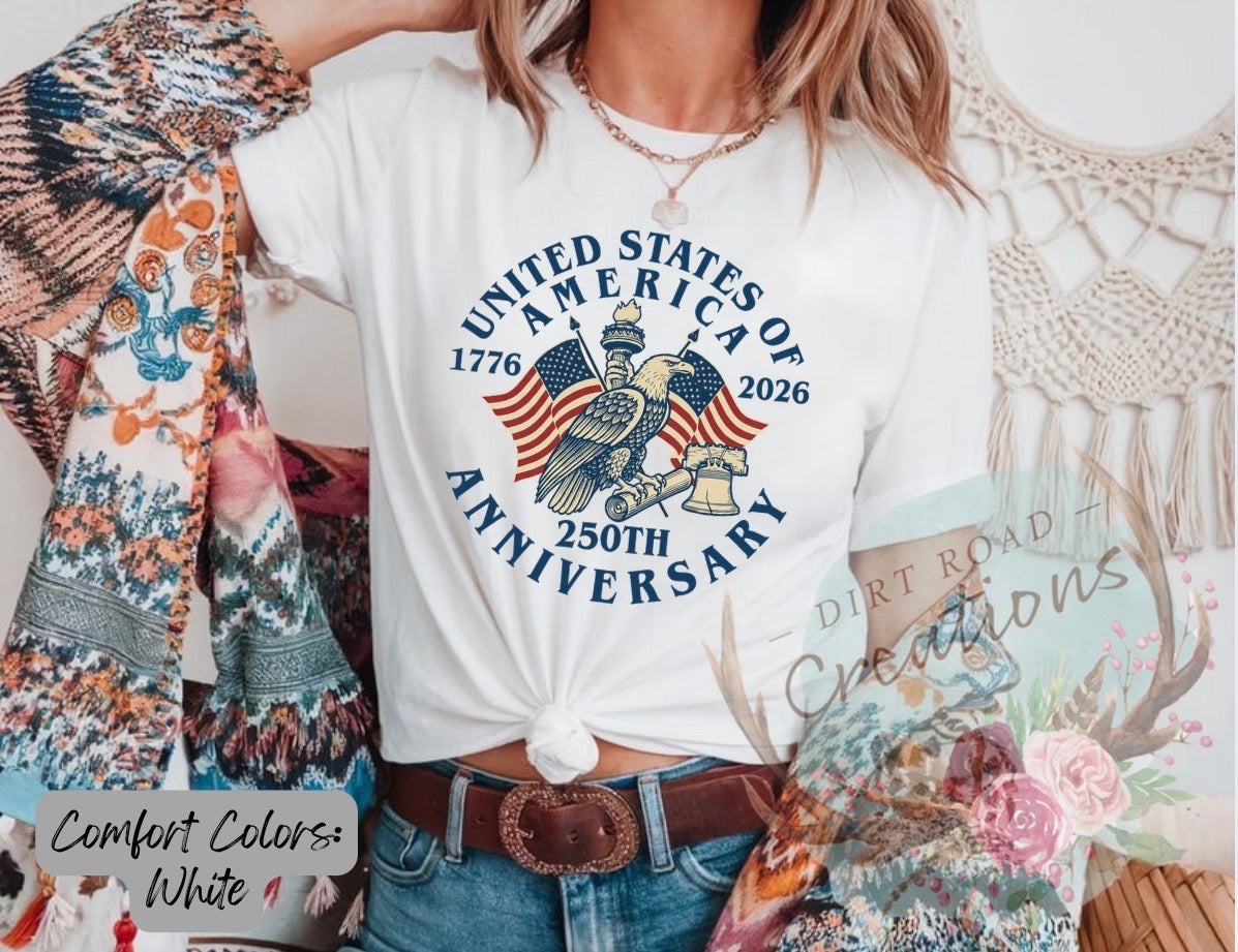 USA 250th graphic tee