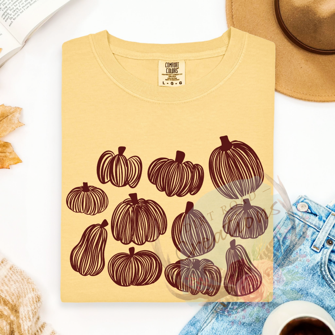 Pumpkins screen print TEE