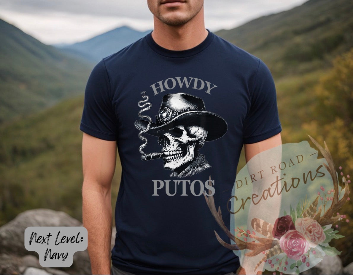 Howdy putos graphic tee