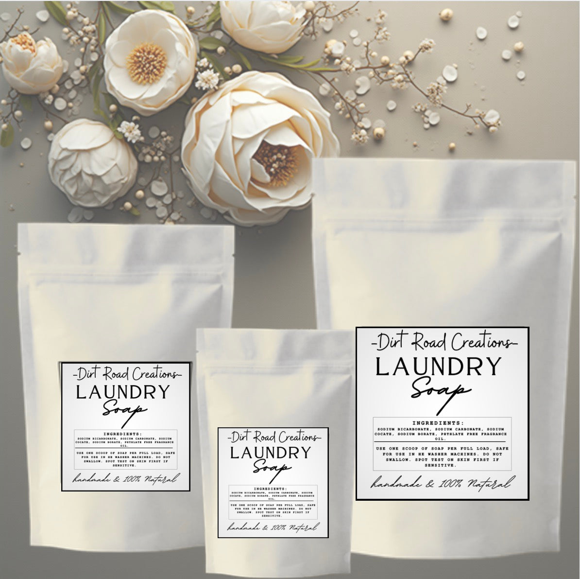Laundry Soap Refill Bag 16oz