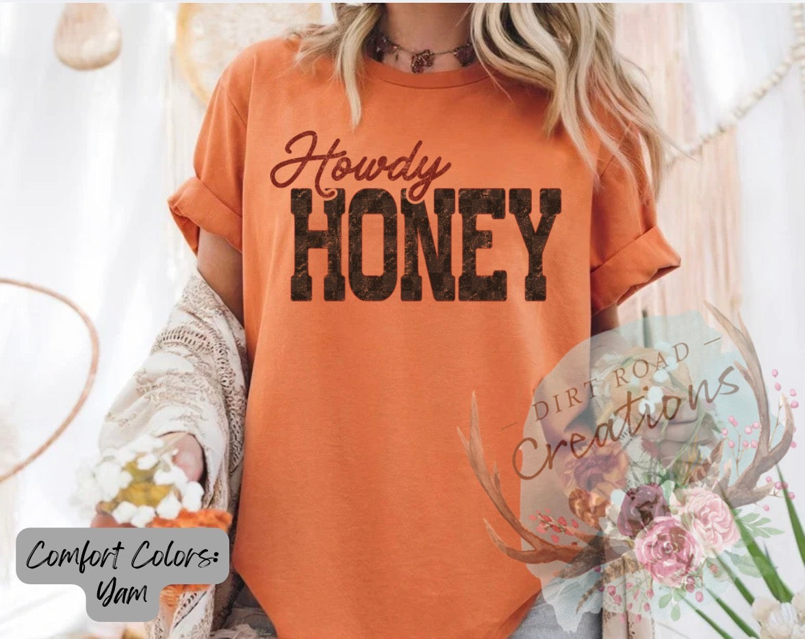 Howdy honey graphic tee