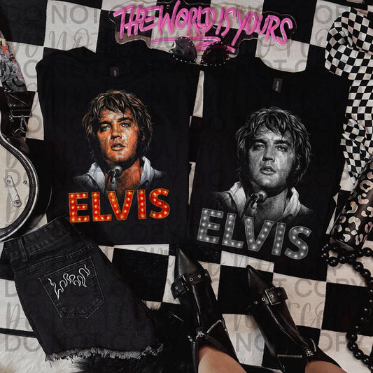 Retro Elvis graphic tee