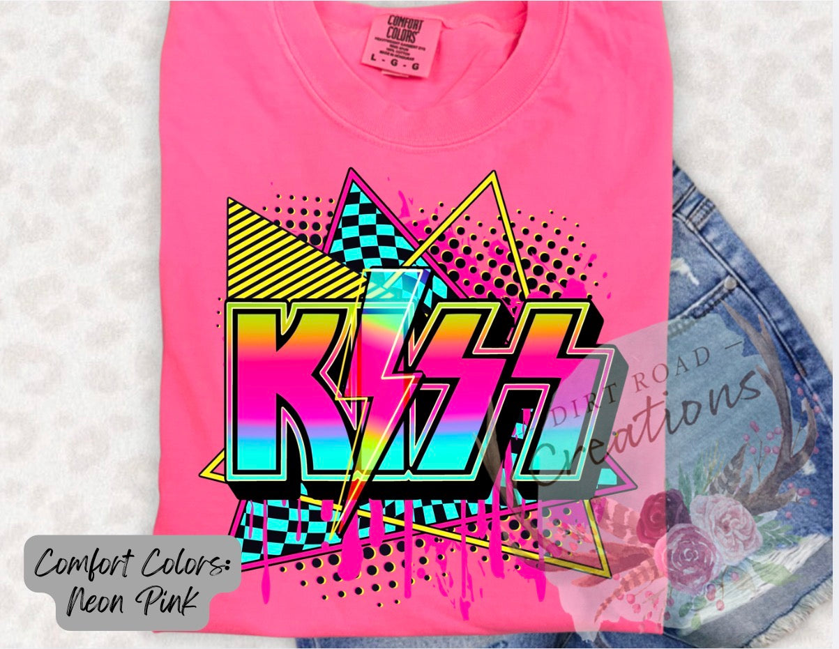 Kiss graphic tee