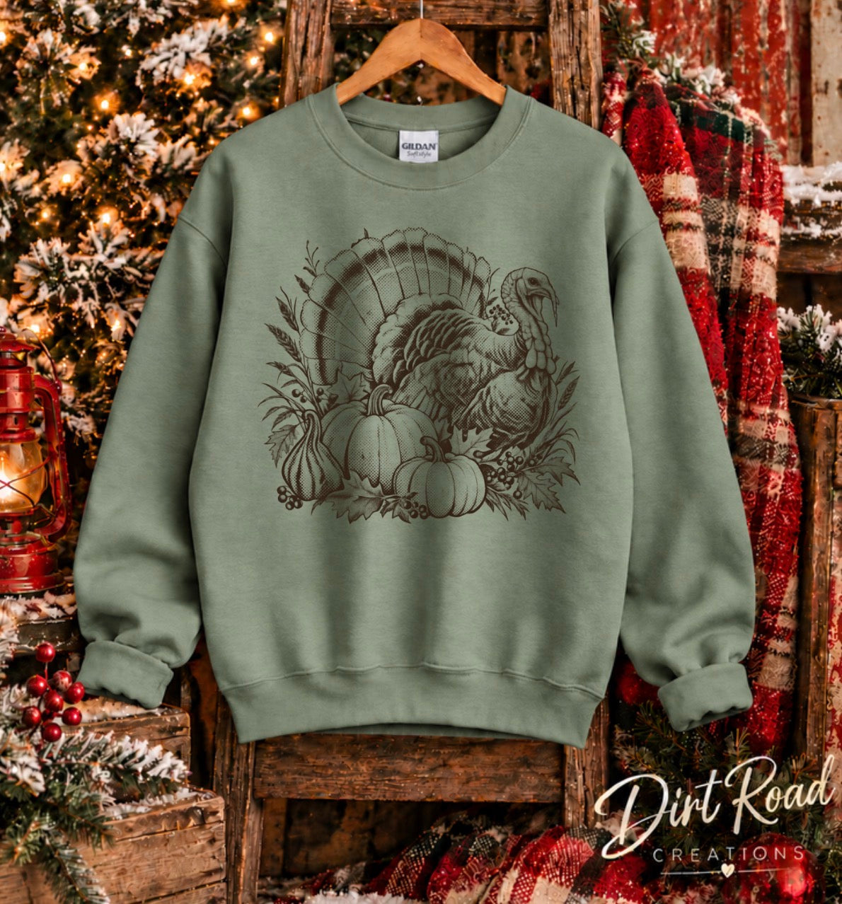 Halftone turkey Sweatshirt