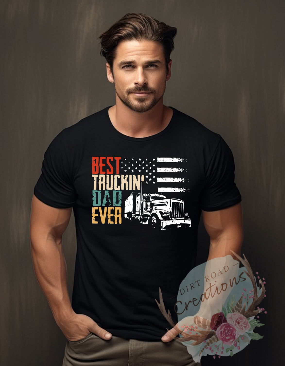 Best truckin dad ever tee