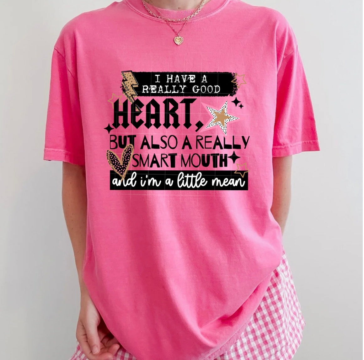 I have a good heart graphic tee