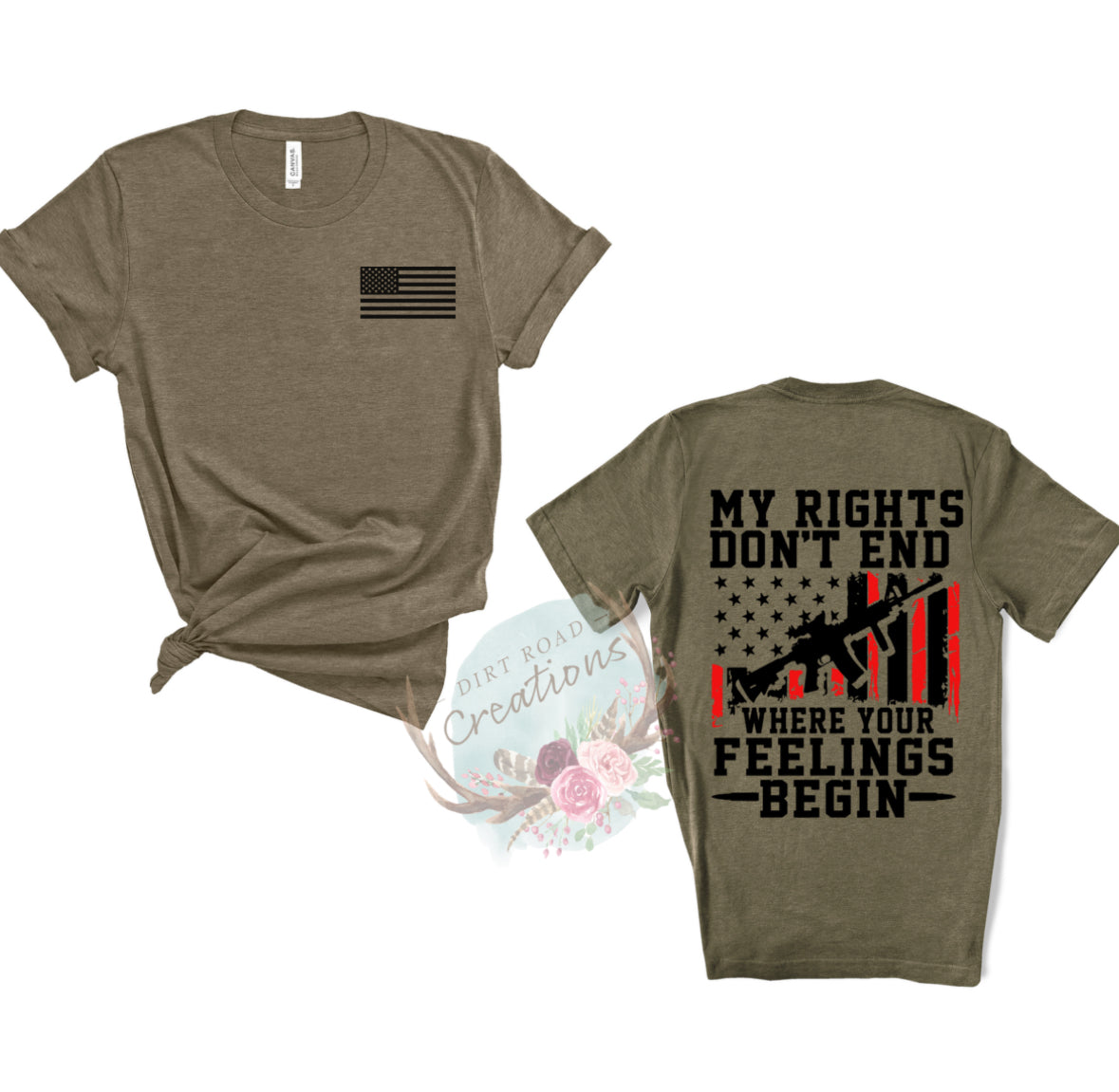 My Rights Don’t End Graphic - Mens Tee
