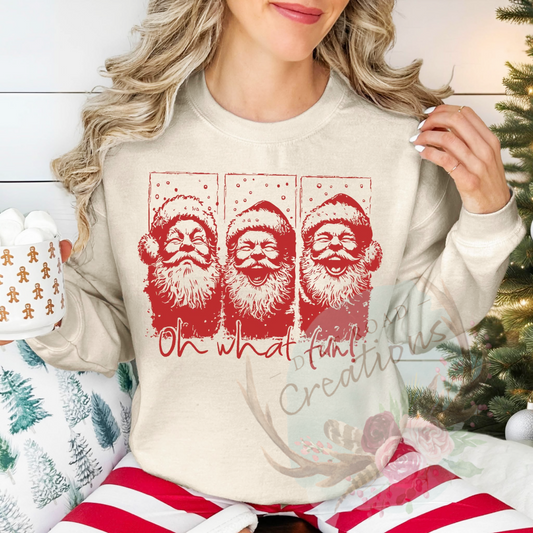 Oh what fun screen print tee