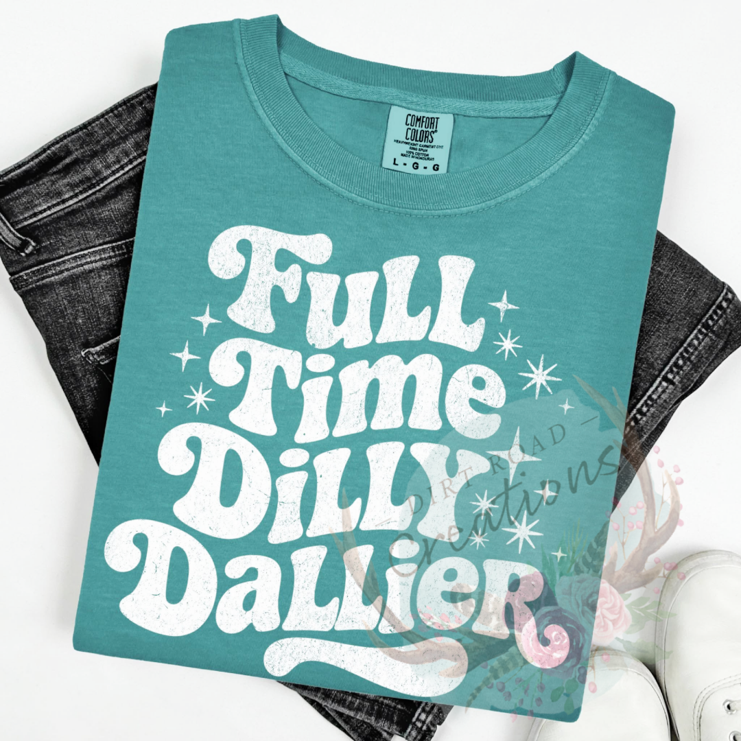 Dilly dallier screen print Sweatshirt